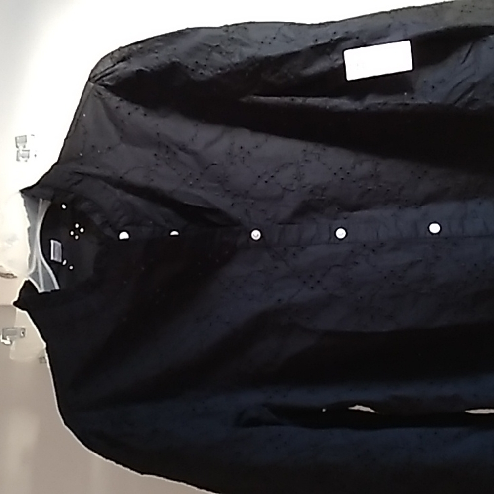 Dressy Embroidered Shirt S 100 % COTTON - Picture 3 of 16